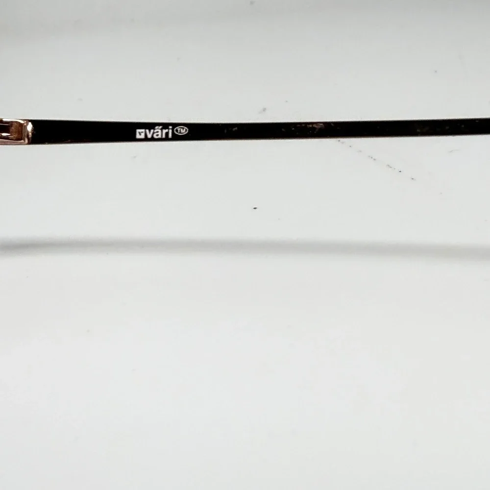 Vari VR20 Round Eyeglasses Burgundy Red Gold 46-20-145 Col.54 Frames